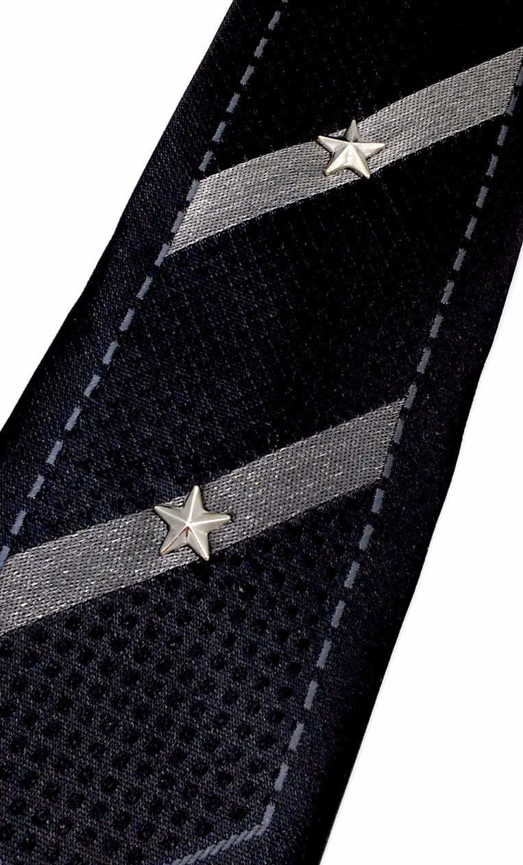 Accessory - Striped Stud Tie